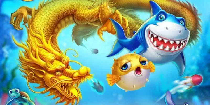 Giao diện bắn cá Thần Rồng siêu đẹp mắt
